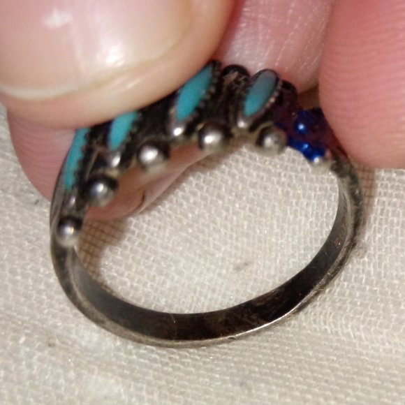 Silver Turquoise Ring - Picture 4 of 6
